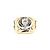 Ring Shriner .77ct Round Old Euro Diamond 14ky Sz9.5 10.92g 225030098
