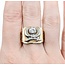 Ring Shriner .77ct Round Old Euro Diamond 14ky Sz9.5 10.92g 225030098