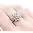 Ring Cluster 2.00ctw Round Diamonds 14kw 17x15.5 sz7.5 4.2g 225030140
