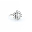 Ring Cluster 2.00ctw Round Diamonds 14kw 17x15.5 sz7.5 4.2g 225030140