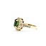 Ring Halo .84ctw Round Diamonds 1.50ctw Tourmaline 14ky 13.25x12.5 Sz7 6.47g 225030141