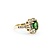 Ring Halo .84ctw Round Diamonds 1.50ctw Tourmaline 14ky 13.25x12.5 Sz7 6.47g 225030141