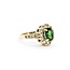 Ring Halo .84ctw Round Diamonds 1.50ctw Tourmaline 14ky 13.25x12.5 Sz7 6.47g 225030141