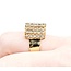 Ring Diamond Cluster 1.25ctw Round Diamonds 10ky Sz7 6g 225030099