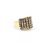 Ring Diamond Cluster 1.25ctw Round Diamonds 10ky Sz7 6g 225030099