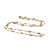 Necklace Chain Link 25ctw Cabochon Amethyst 18ky 6.5mm 28" 19.97g 225030133