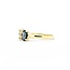 Ring 3 Stone 1.00ct Old Euro Diamond 1.90ctw Sapphire 18ky sz7 224100002