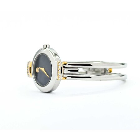 Watch Movado Diamond Two Tone 24mm Stainless Steel 6.5" Watch Only 224116619