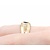Ring Diamond Cut Gold 5mm Catseye 10ky Sz9 4.03g 225030101