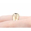 Ring Diamond Cut Gold 5mm Catseye 10ky Sz9 4.03g 225030101