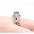 Ring Anniversary Set 1.00ctw Round Diamonds 14kw Sz7.5 10.34g 225030043
