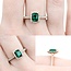 Ring .30ctw Round Diamond .90ct Emerald 14kr Sz10 4.12g 225030113