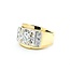 Ring .82ctw Round Diamonds 14ky 13.5mm Sz7.5 7.68g 225030137