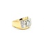 Ring .82ctw Round Diamonds 14ky 13.5mm Sz7.5 7.68g 225030137