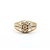 Ring 7-Stone Cluster .33ctw Round Diamonds 10ky Sz12 4.17g 225030100