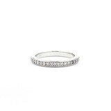  Ring Milgrain 0.21ctw Round Diamonds 14kw 2.7mm sz7.25 3.2g 225030136