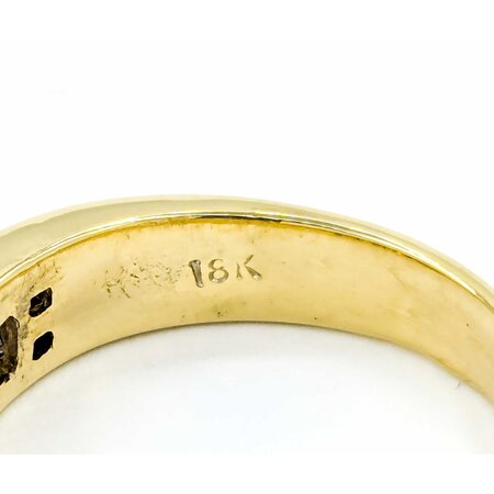 RIng 0.84ctw Princess/Baguette Diamonds 18ky sz9 6.78g 225030110