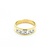 RIng 0.84ctw Princess/Baguette Diamonds 18ky sz9 6.78g 225030110