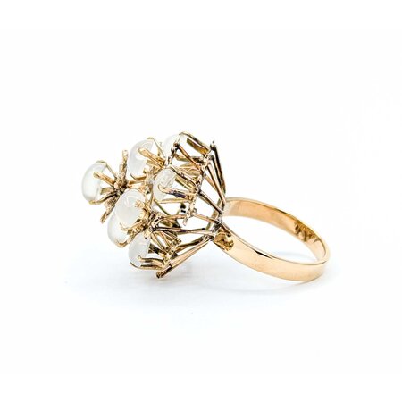 Ring Cocktail 8.10ctw Moonstone 18ky sz7.5 225010159