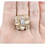 Ring Cocktail 8.10ctw Moonstone 18ky sz7.5 225010159