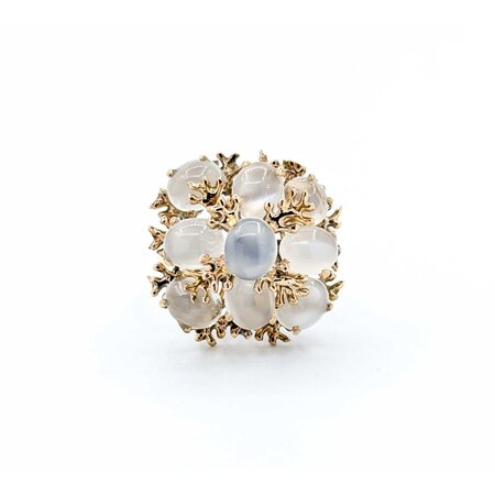 Ring Cocktail 8.10ctw Moonstone 18ky sz7.5 225010159
