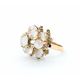  Ring Cocktail 8.10ctw Moonstone 18ky sz7.5 225010159