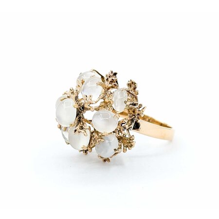 Ring Cocktail 8.10ctw Moonstone 18ky sz7.5 225010159