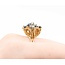 Ring Vintage .25ctw Round Diamonds .54ctw Sapphire 14ky 18.5mm Sz8 8.21g 225040003