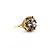 Ring Vintage .25ctw Round Diamonds .54ctw Sapphire 14ky 18.5mm Sz8 8.21g 225040003