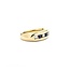 Ring Channel .45ctw Round Diamonds .44ctw Sapphire 14ky Sz9.5 12.41g 125040004