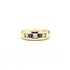 Ring Channel .45ctw Round Diamonds .44ctw Sapphire 14ky Sz9.5 12.41g 125040004