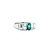 Ring Step 1.20ctw Baguette Diamonds .54ct Emerald 900pt 6mm sz6 5.92g 125030078