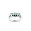 Ring Step 1.20ctw Baguette Diamonds .54ct Emerald 900pt 6mm sz6 5.92g 125030078