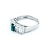 Ring Step 1.20ctw Baguette Diamonds .54ct Emerald 900pt 6mm sz6 5.92g 125030078