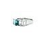Ring Step 1.20ctw Baguette Diamonds .54ct Emerald 900pt 6mm sz6 5.92g 125030078