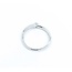 Ring Burnished 0.07ct Round Diamonds 900pt 2.6mm sz5 2.6g 125030060