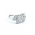 Ring Pave 1.00ctw Round Diamonds 14kw sz8.5 3.52g 125030052