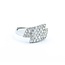 Ring Pave 1.00ctw Round Diamonds 14kw sz8.5 3.52g 125030052