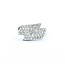 Ring Pave 1.00ctw Round Diamonds 14kw sz8.5 3.52g 125030052