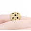 Ring Woven 0.21ctw Round Diamonds 1.00ct Blue Cabochon Sapphire 18ky 12mm sz5.75 6.82g 125030077