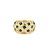 Ring Woven 0.21ctw Round Diamonds 1.00ct Blue Cabochon Sapphire 18ky 12mm sz5.75 6.82g 125030077