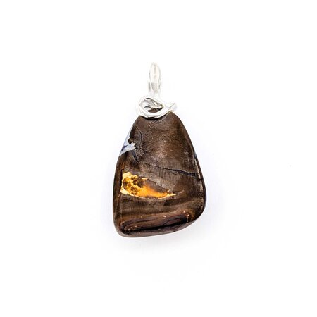 Pendant 0.07ctw Round Diamonds 42.11ct Australian Boulder Opal 18kw 10.57g 125030056