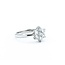 Ring 7-Stone Flower 0.50ctw Round Diamonds 900pt 9x8mm sz6.5 3.71g 125030072