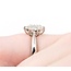 Ring 7-Stone Flower 0.50ctw Round Diamonds 900pt 9x8mm sz6.5 3.71g 125030072