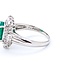 Ring Cocktail 0.59ctw Round & Baguette Diamonds 1.84ct Emerald 900pt 16x14.5mm Sz6.5 6.74g 125030066