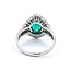 Ring Cocktail 0.59ctw Round & Baguette Diamonds 1.84ct Emerald 900pt 16x14.5mm Sz6.5 6.74g 125030066