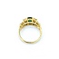 Ring 0.59ctw Round & Baguette Diamonds .46ct Emerald 18ky 5.8mm sz4.5 4.11g 125030092