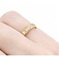 Ring 0.50ctw Round Diamonds 18ky 3.5mm sz5.5 3.23g 125030106