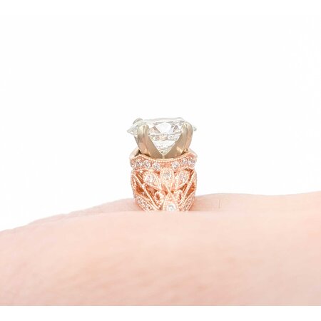 Ring Milgrain 1.21ct Oval Diamond .20ctw Diamonds 14kr 8mm Sz9.75 4.44g 125040009