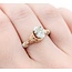 Ring Milgrain 1.21ct Oval Diamond .20ctw Diamonds 14kr 8mm Sz9.75 4.44g 125040009